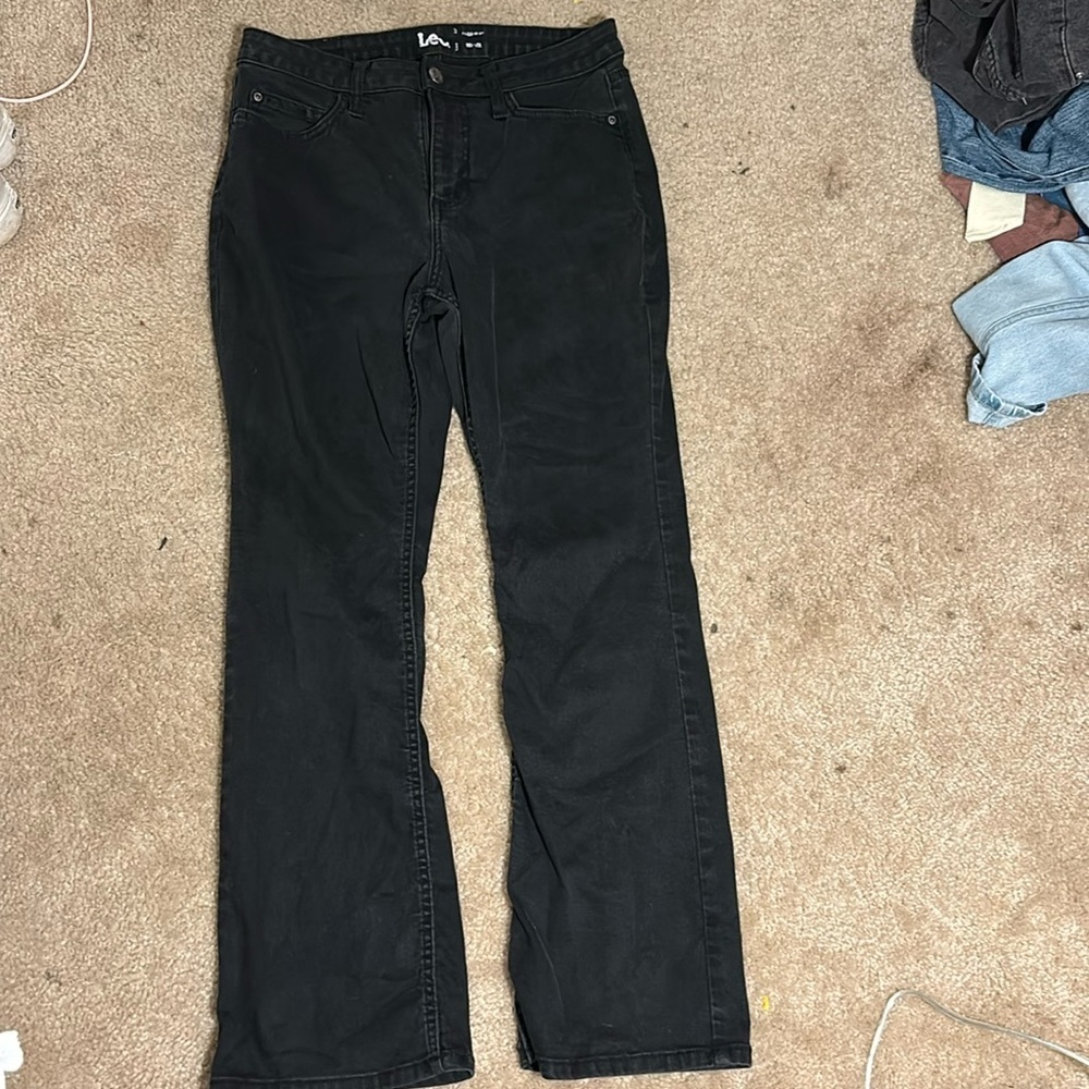 women’s lee mid rise jeans